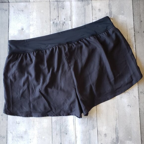 NWT - Nike Swim Black Women's Standard Solid Element Swim Boardshort - Size 2X - Picture 3 of 3
